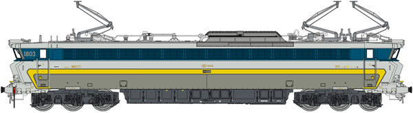 LS Models 12550S - Belgian Electric Locomotive 1803 of the SNCB (Sound Decoder)